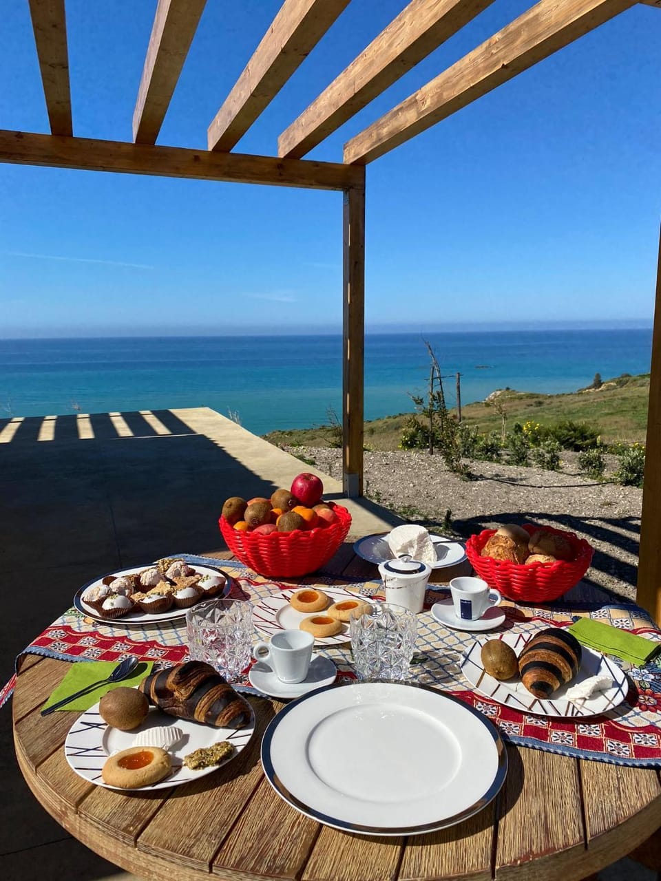 Natural landscape, View (from property/room), Food, Sea view, Breakfast