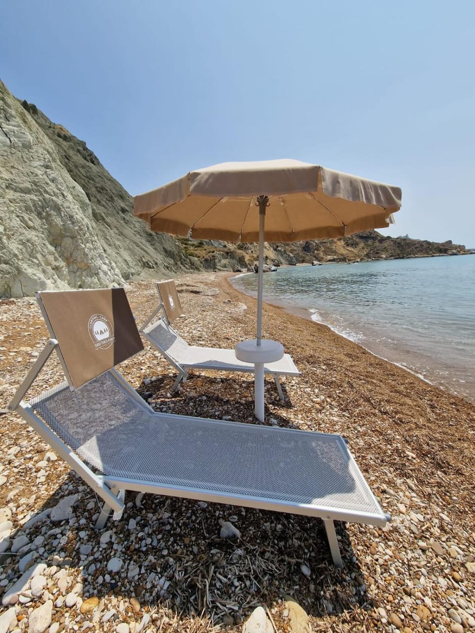 Beach, sunbed