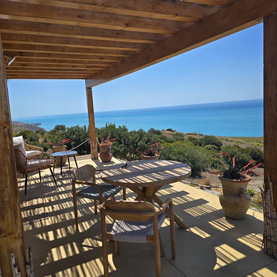 Patio, Day, Natural landscape, View (from property/room), Balcony/Terrace, Dining area, Sea view
