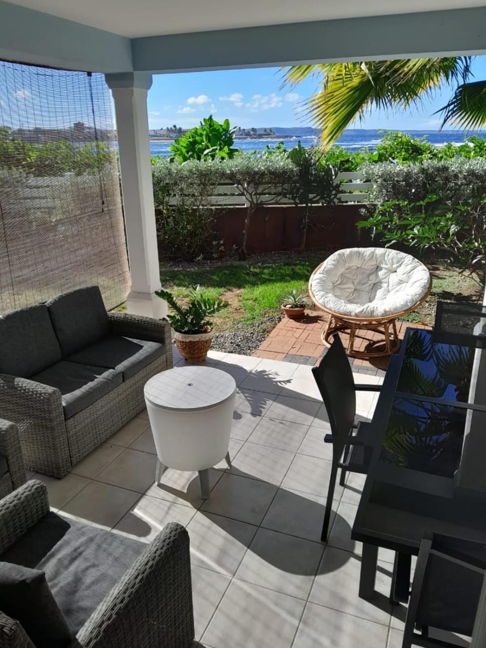 Day, Balcony/Terrace, Seating area