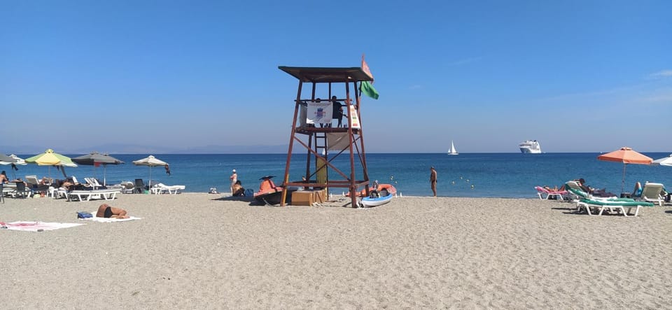 Nearby landmark, Beach, sunbed