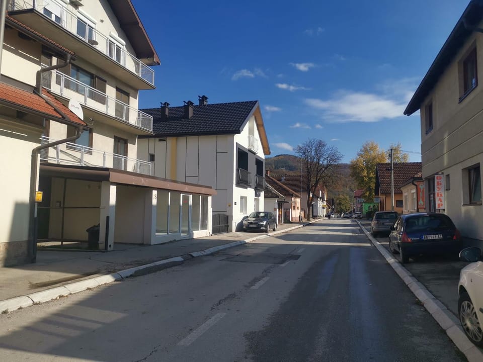 Property building, City view, Street view
