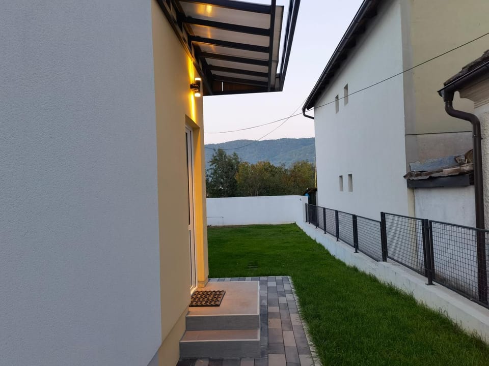 Property building, Garden view