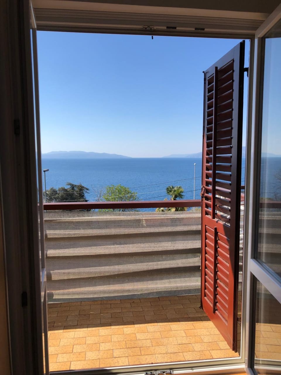 Day, Natural landscape, View (from property/room), Balcony/Terrace, Bedroom, Sea view