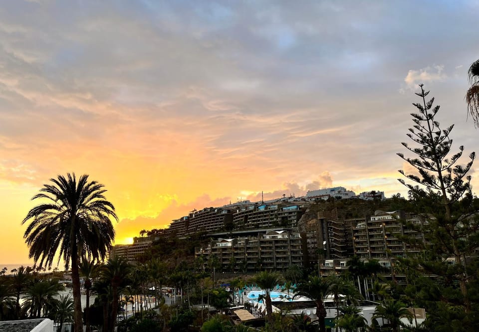 City view, Sunset