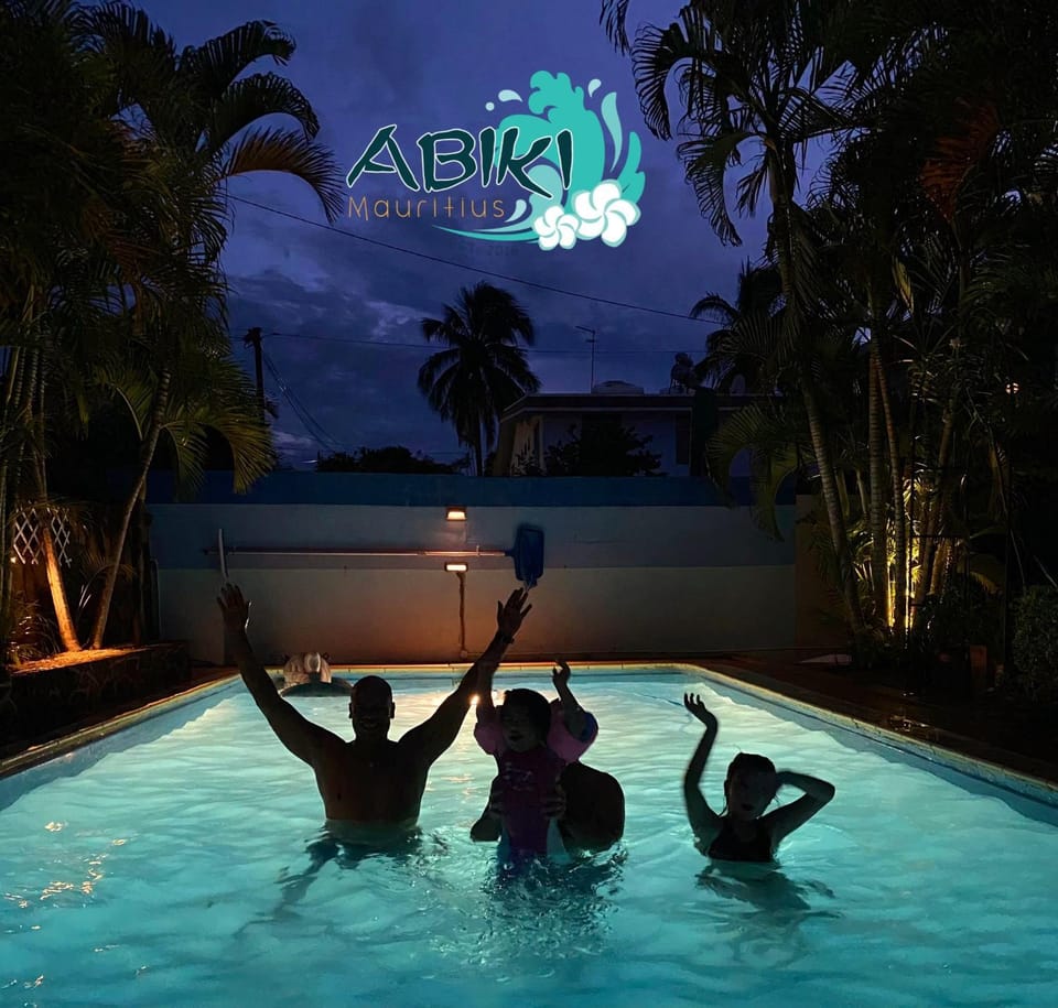 Night, People, Natural landscape, Pool view, Swimming pool, group of guests