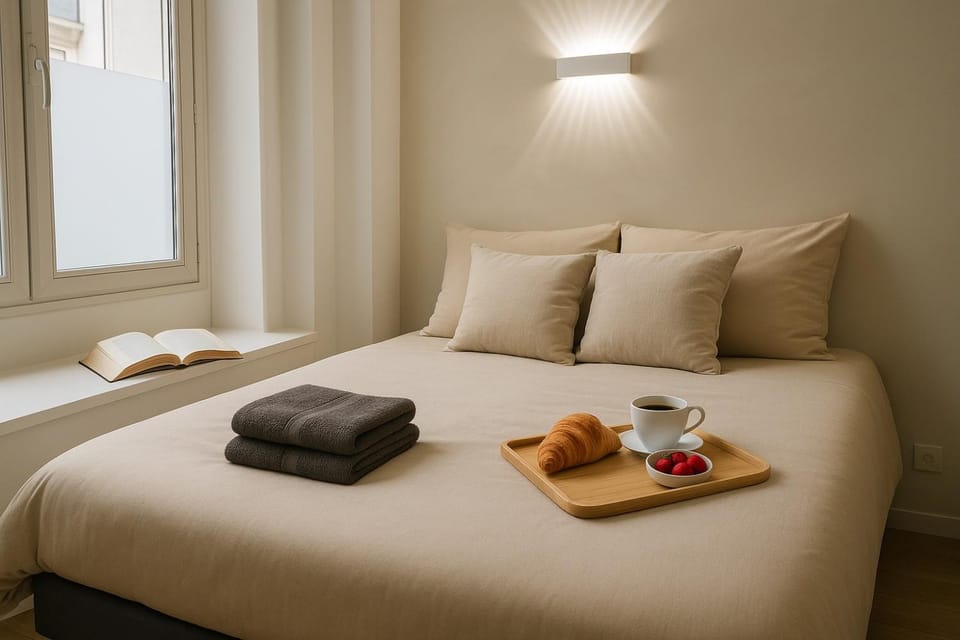 Bed, Coffee/tea facilities, Photo of the whole room, Bedroom, towels