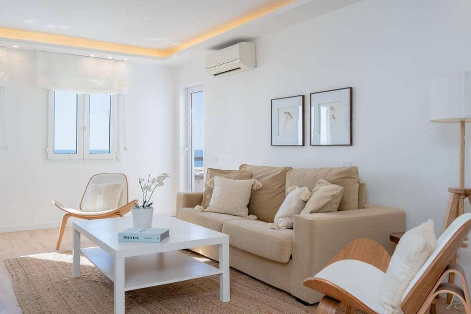 Living room, Seating area, air conditioner