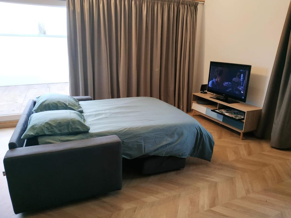 Bed, Living room