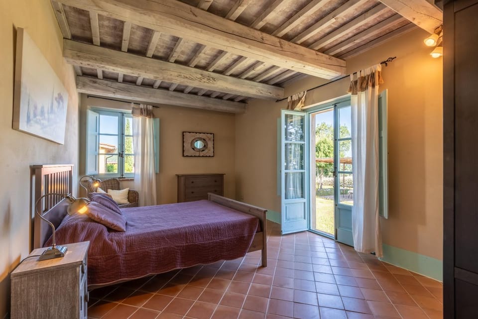 Property building, Living room, Bedroom