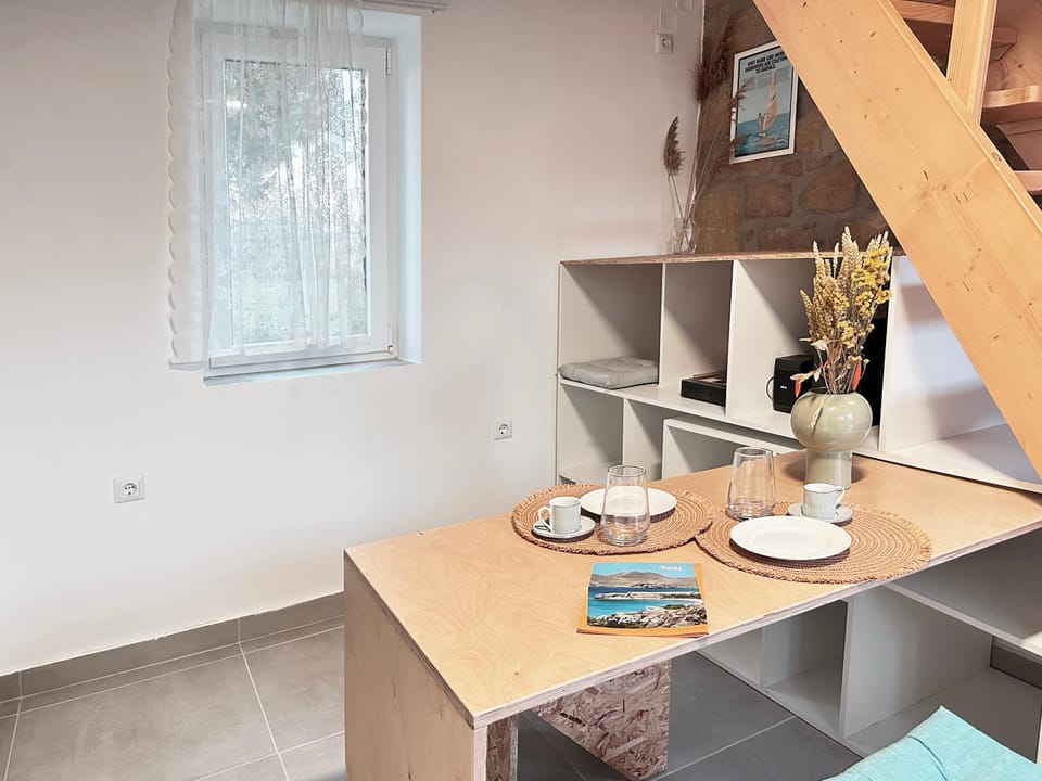 Surf-themed stone house at Kalliopi 2 House in Decentralized Administration of Macedonia and Thrace