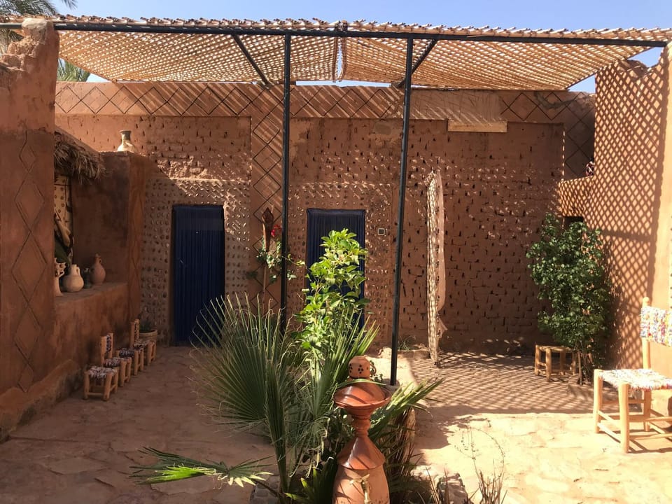 Patio, Facade/entrance, Inner courtyard view