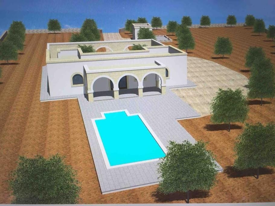 LUXUS VILLA WITH SWIMMINGPOOL, 1-6 p., CAROVIGNO Villa in Province of Taranto