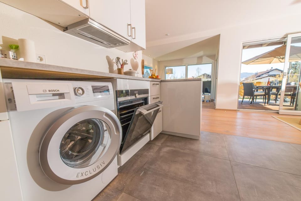 washing machine, kitchen