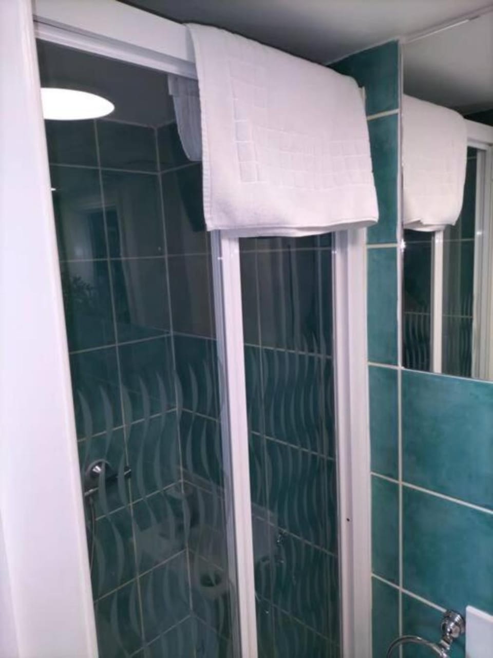 Shower, towels