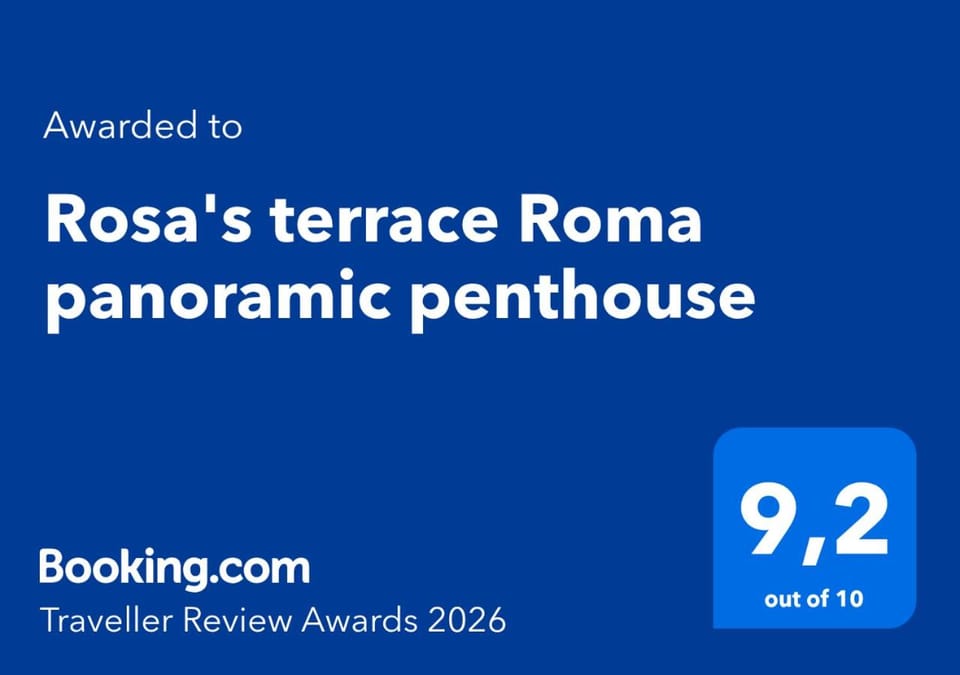 Rosa's terrace Roma panoramic penthouse Apartment in Rome