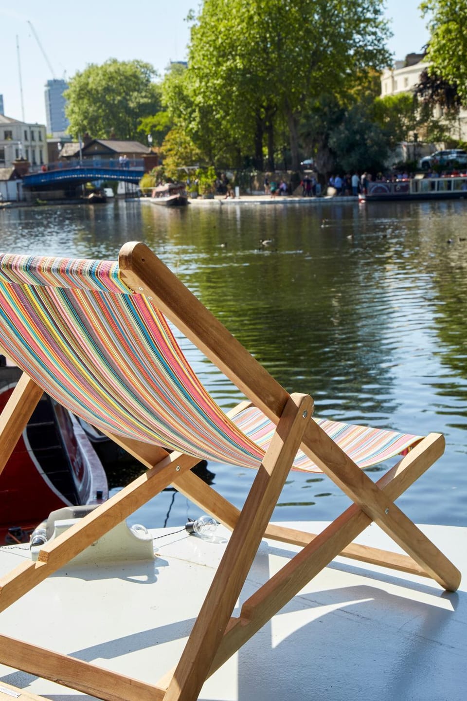 Spring, Lake view, sunbed