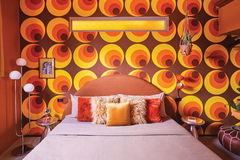 Bed, Photo of the whole room, Decorative detail, Bedroom