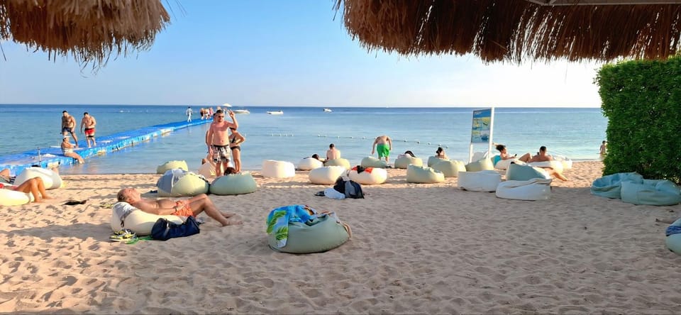 Day, Beach, sunbed