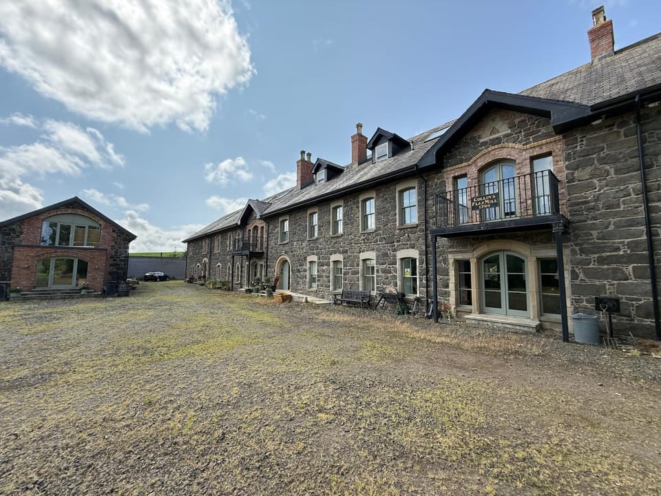 Riverside converted Linen Mill Nature lodge in Northern Ireland