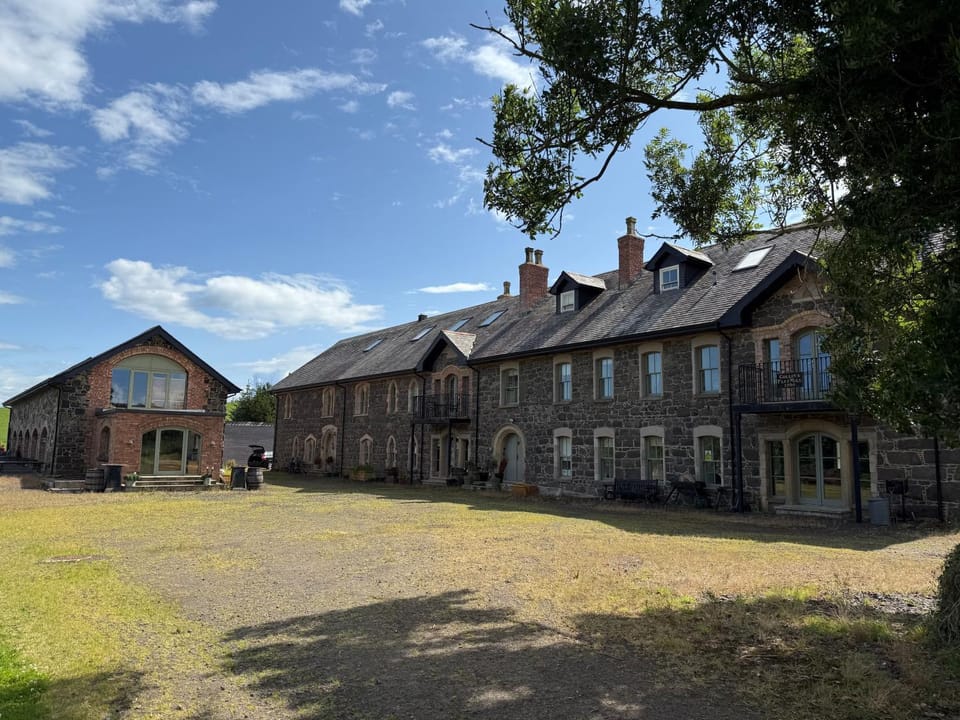 Riverside converted Linen Mill Nature lodge in Northern Ireland