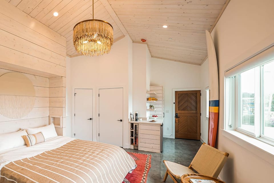 Funboard Room includes King Bed and Mini Kitchenette Inn in Stinson Beach