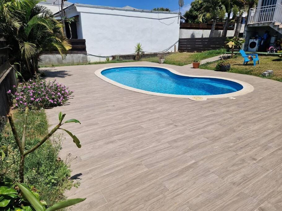 Villa avec piscine au centre de la rivière Villa in Réunion