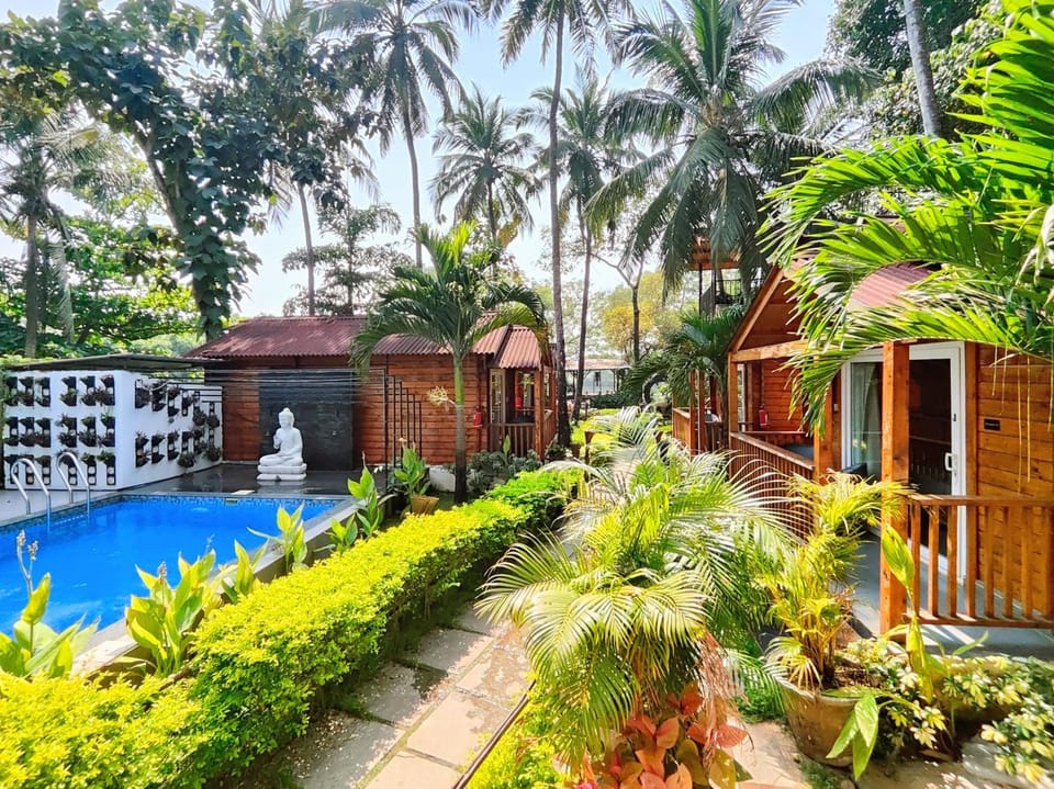 Trideus Tranquil riverside resort -Saipem, Candolim Resort in Goa, India