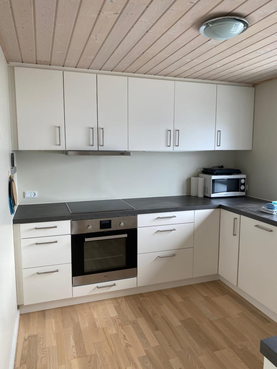 Kitchen or kitchenette, dishwasher, microwave, oven, stove, toaster, kitchen