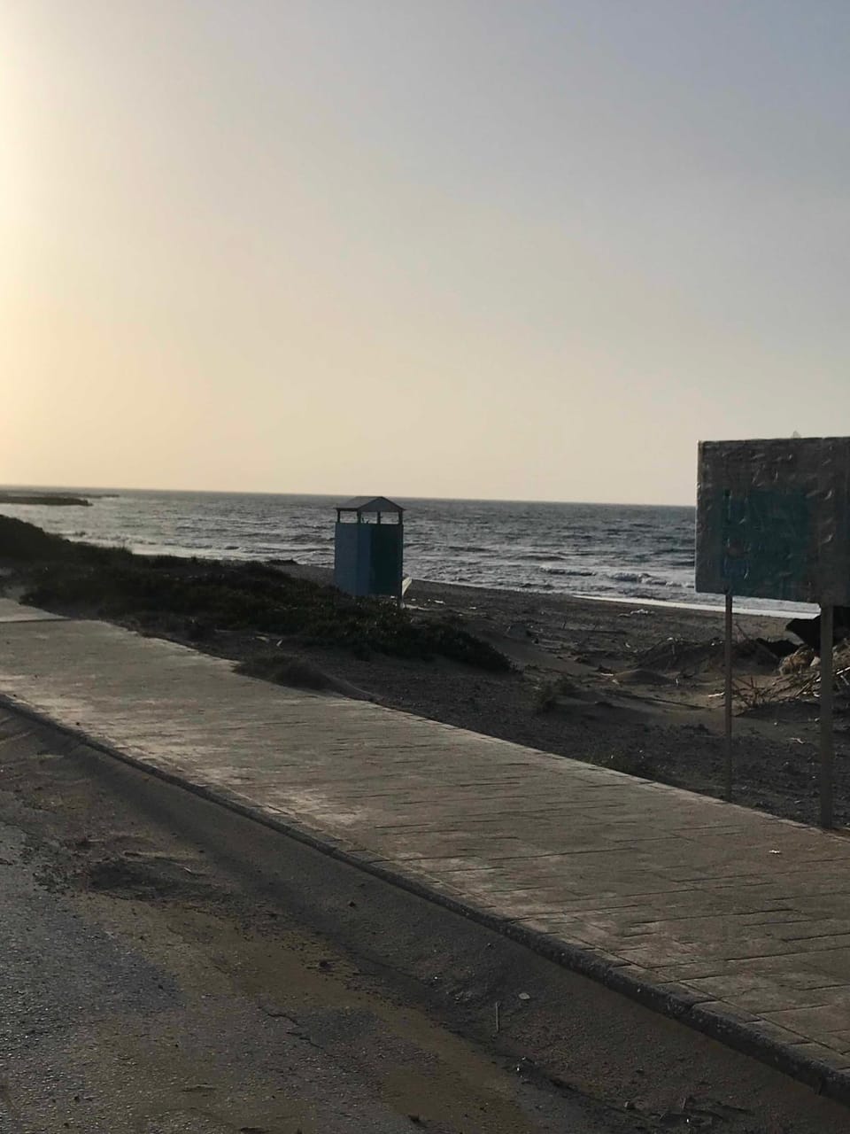Natural landscape, Beach, Sea view, Sunset