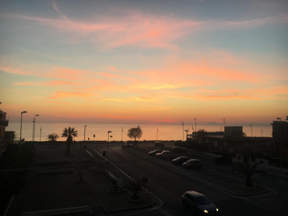 Natural landscape, Sea view, Sunset