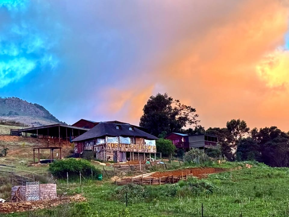 Property building, Natural landscape, Mountain view