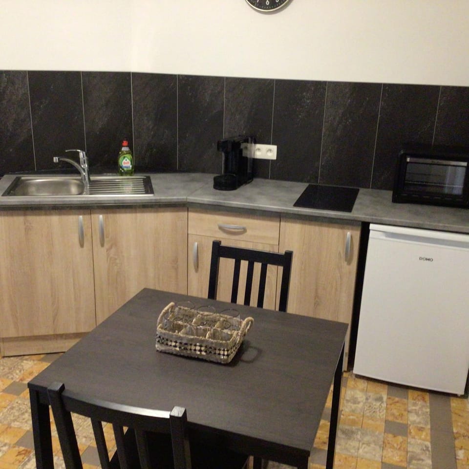 Black and white Apartment in Wallonia, Belgium