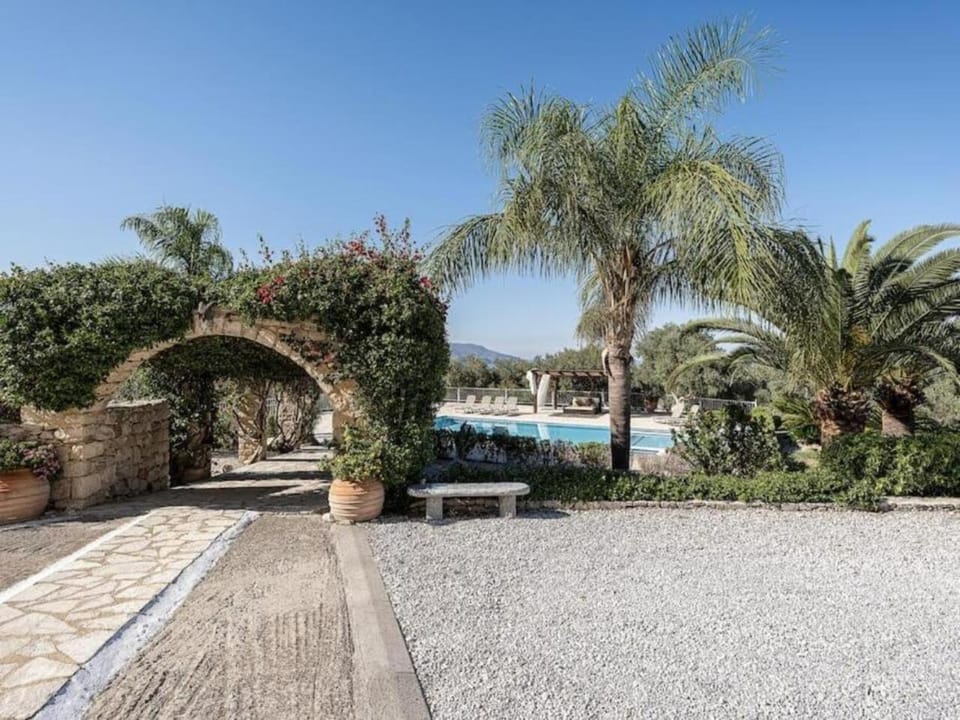 Spring, Day, Natural landscape, Garden, Garden view, Pool view, Swimming pool