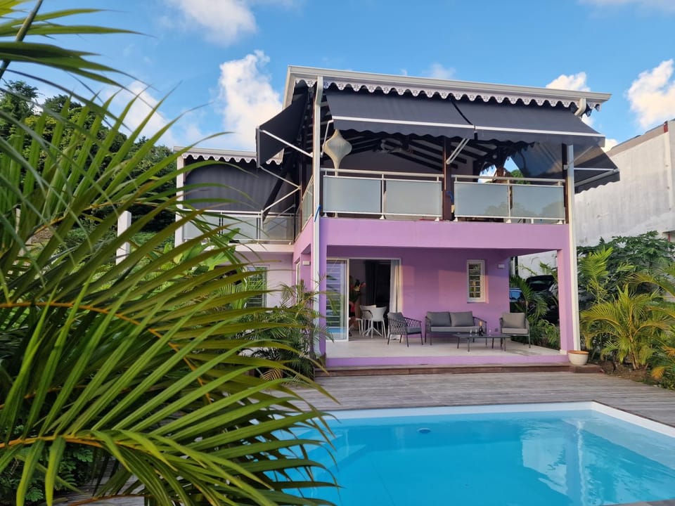 Patio, Garden, Pool view, Swimming pool, sunbed