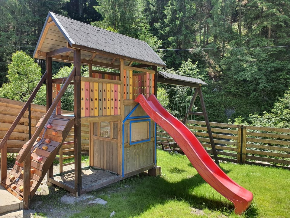 Day, Natural landscape, Children play ground, Garden view