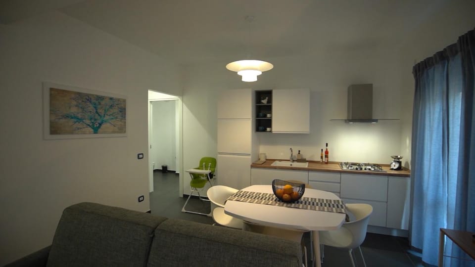 Kitchen or kitchenette, Living room, Dining area
