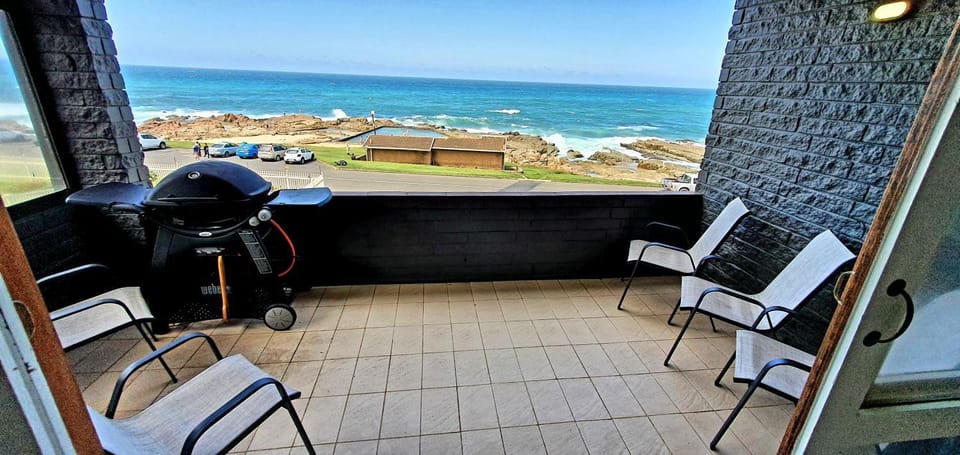 Patio, View (from property/room), Seating area, Beach, Sea view