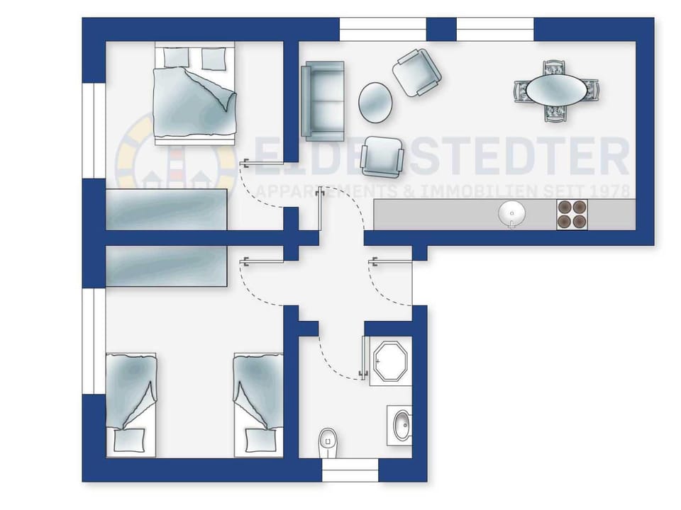 Wohnung OG links ID 245 Apartment in Sankt Peter-Ording