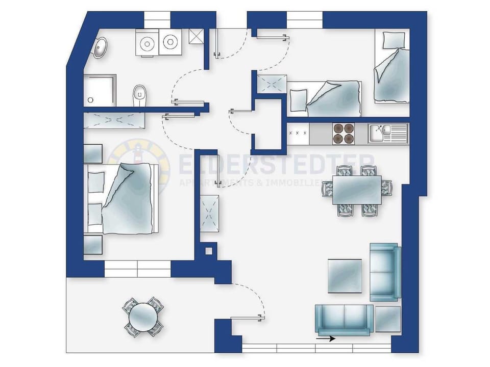 Haushaelfte 11 Duene 11 ID 420 House in Sankt Peter-Ording