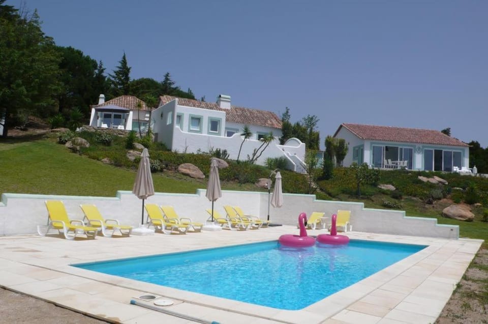 Property building, Day, Natural landscape, Garden, Garden view, Pool view, Swimming pool, sunbed