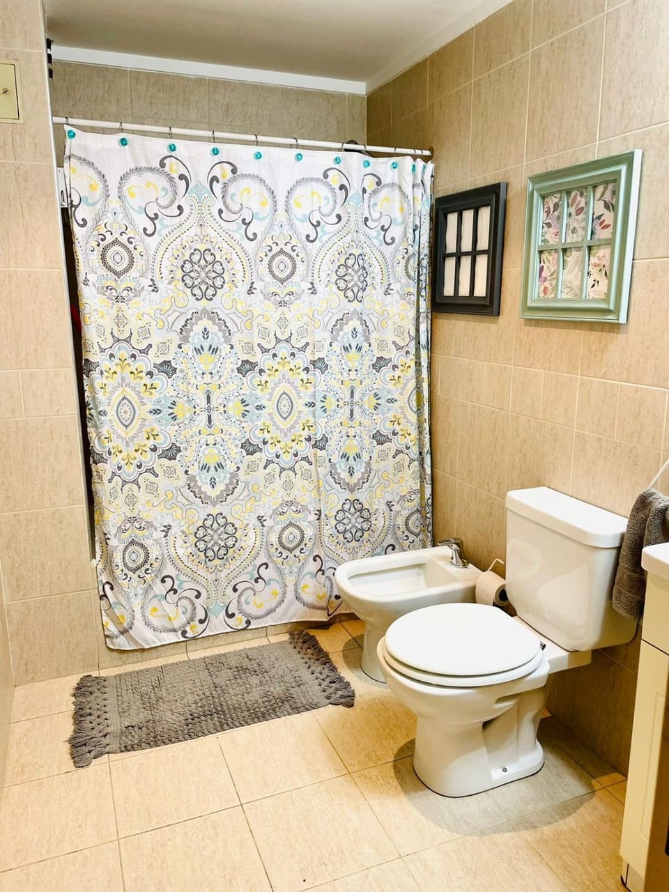 Shower, Toilet, Bathroom, bidet, towels