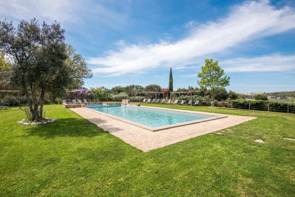 Property building, Living room, Swimming pool
