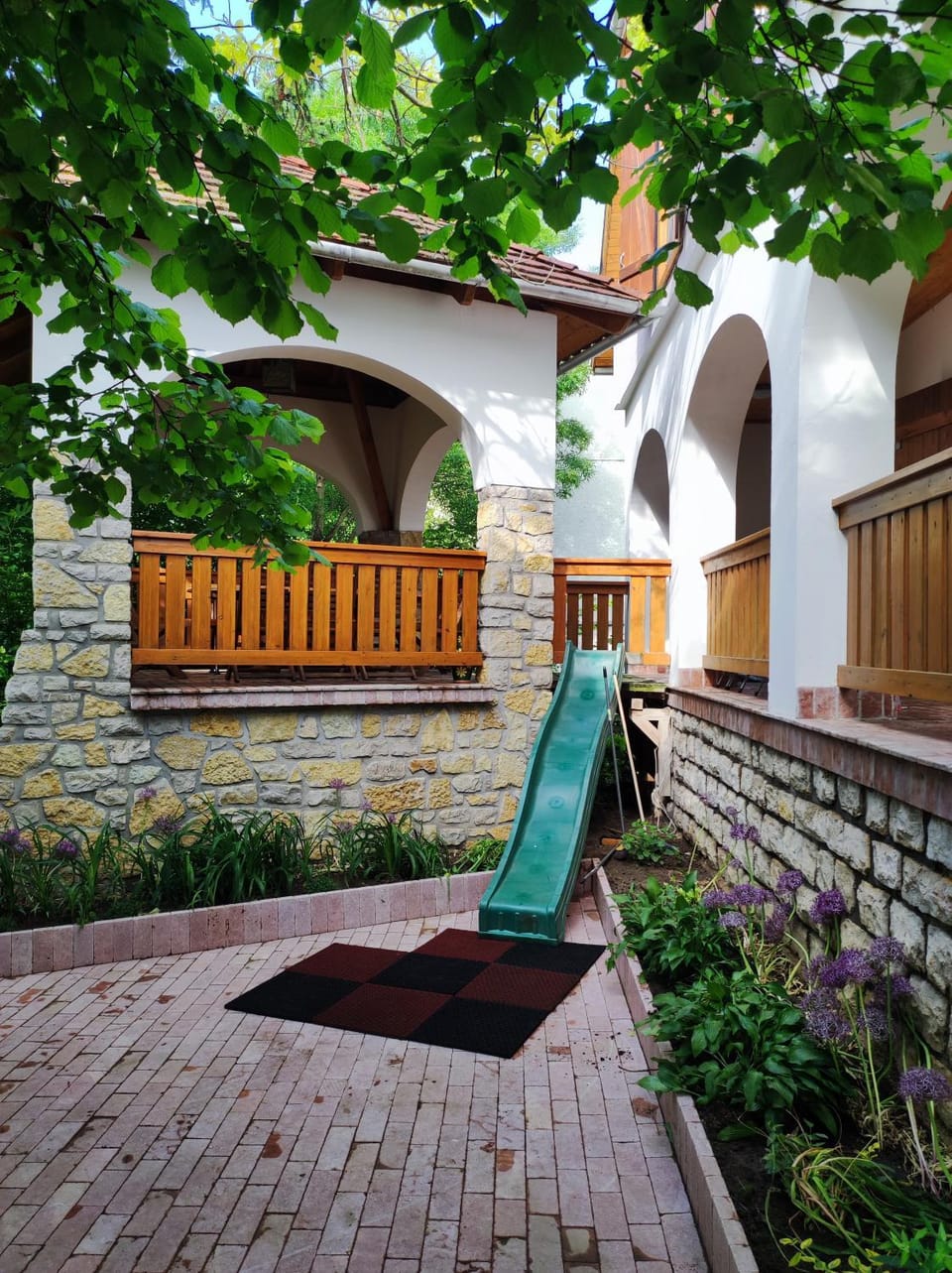 Property building, Children play ground, Garden, Garden view