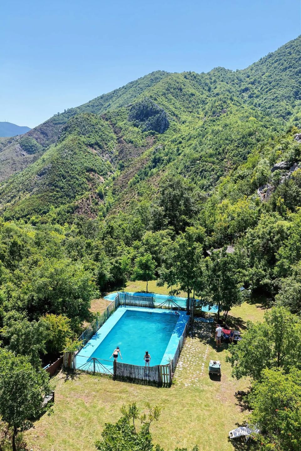 Natural landscape, Mountain view, Pool view, Swimming pool