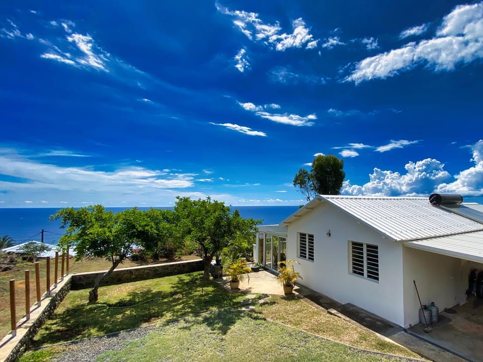 Natural landscape, Garden, Sea view