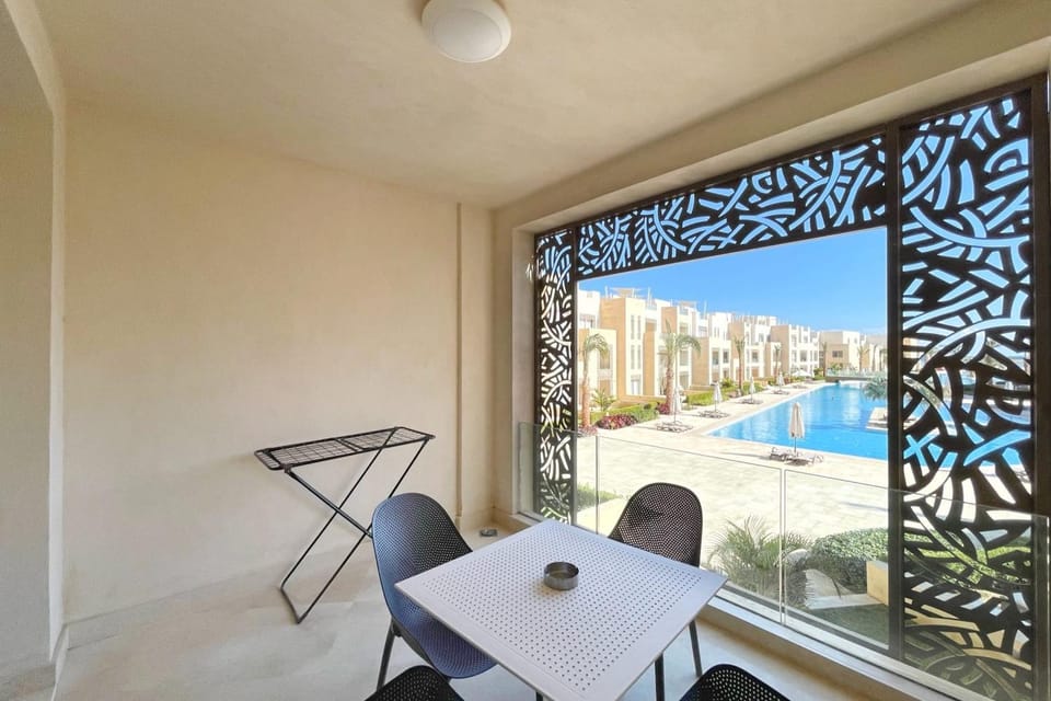 Day, Living room, Seating area, Pool view, Swimming pool