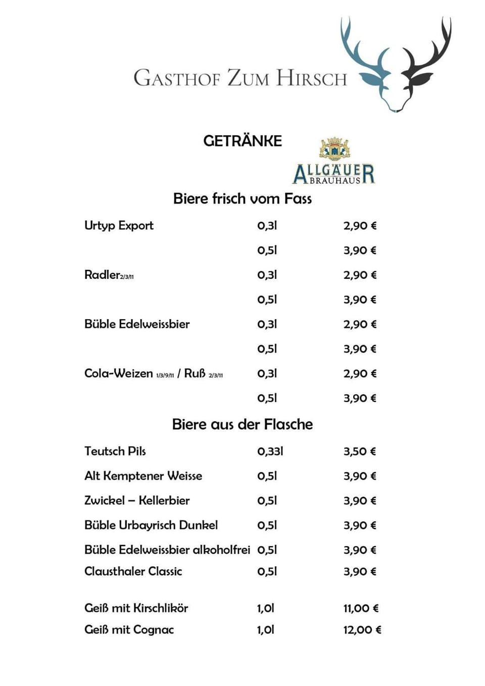 Restaurant/places to eat