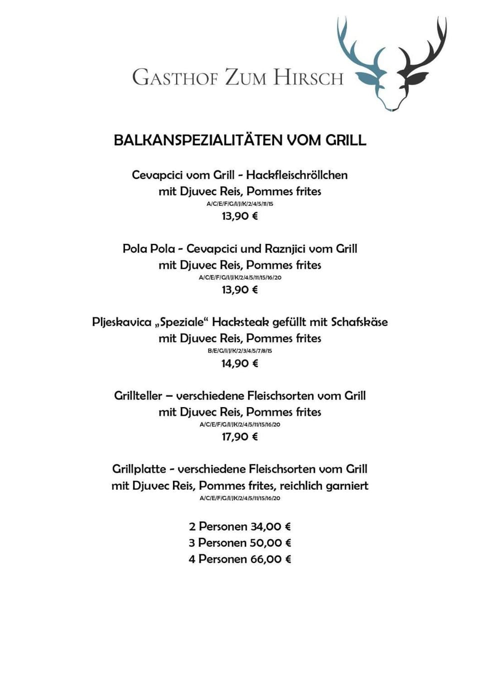 Restaurant/places to eat