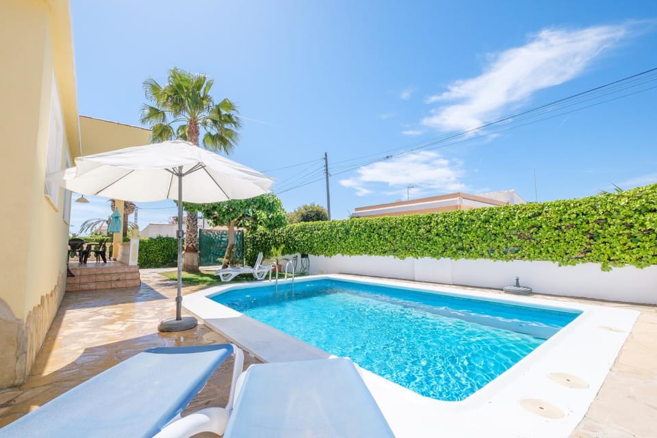 Property building, Living room, Swimming pool